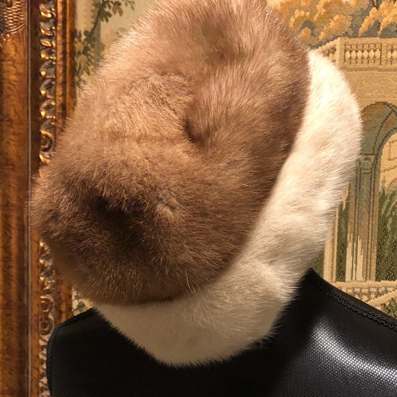 Miss Alice Furrier Montaldo\'s Mink Fur Hat Vintage